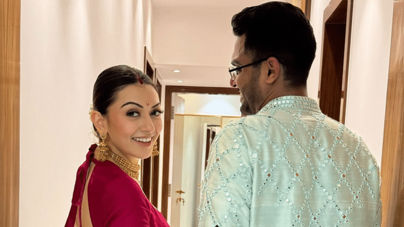 Hansika Motwani Performs Griha Pravesh Of New Home With Sohael Khaturiya