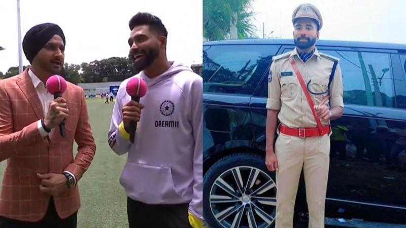 Harbhajan Singh, Mohammed Siraj