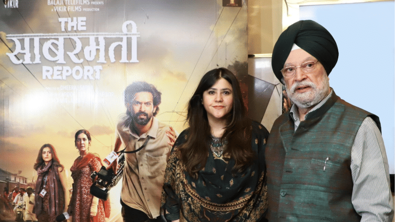 Hardeep Singh Puri watches 'The Sabarmati Report' with Ekta Kapoor