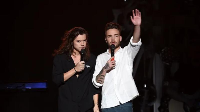 Harry Styles with Liam Payne.