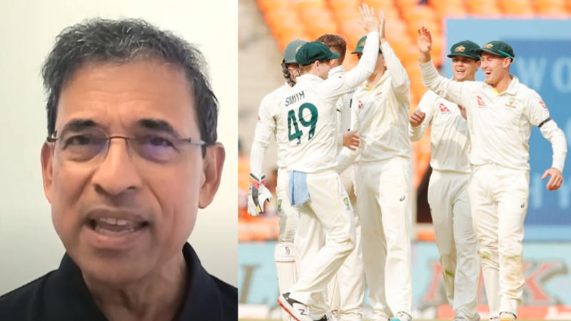 Harsha Bhogle and Australian Cricket Team