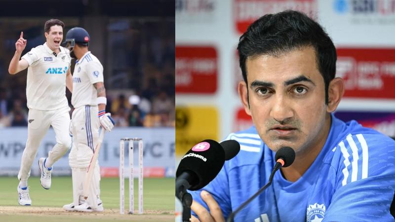 head coach gautam gambhir got trolled after team india was all out on 46