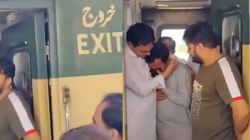 Hindu family leaves Pakistan, emotional video surfaced on social media