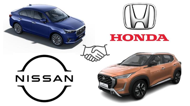 Honda and Nissan announces a strategic merger. 