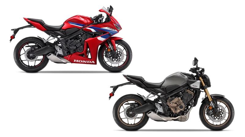 Honda CB650R and CBR650R