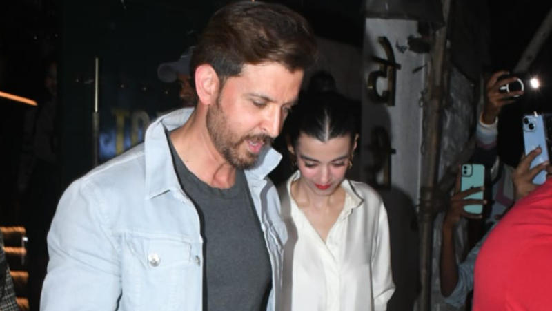 Hrithik Roshan and Saba Azad