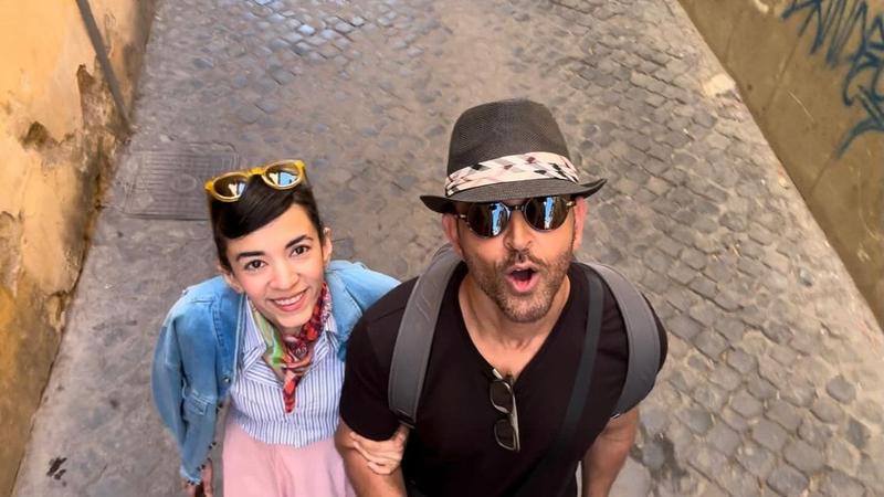 Hrithik Roshan with Saba Azad