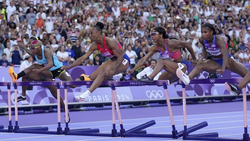 Hurdles produce another Olympic gold for America and - finally - a medal for France in track