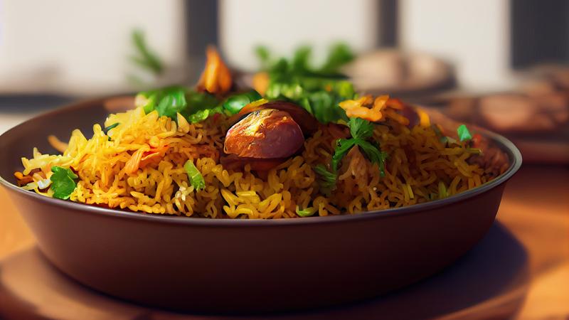 Hyderabadi Vegetable Biryani