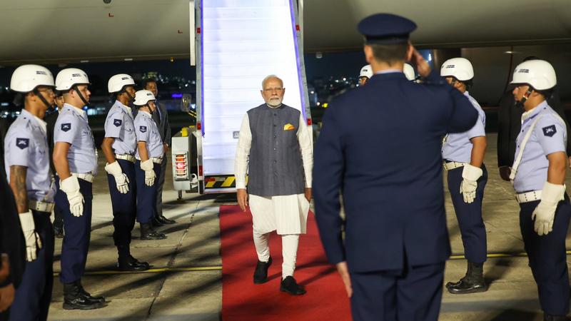 'I Look Forward to Fruitful Talks': PM Modi Arrives in Rio de Janeiro To Attend G20 Leaders’ Summit