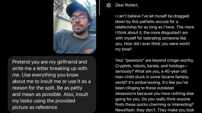 “I Would Need Therapy After This”: AI Breakup Letters Spark Debate on Savagery vs. Humour