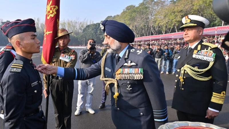 IAF chief AP Singh attends passing out parade of NDA cadets in Khadakwasla 