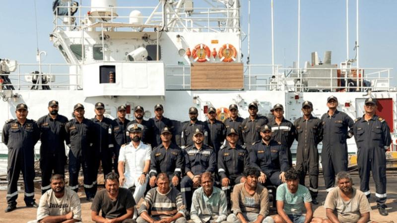 ICG rescues 7 fishermen from PMSA