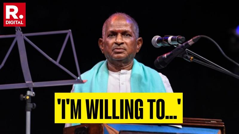 Ilaiyaraaja performs at a concert