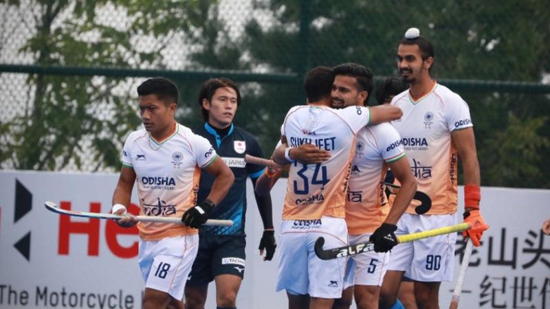 India Beat Japan in Hockey 