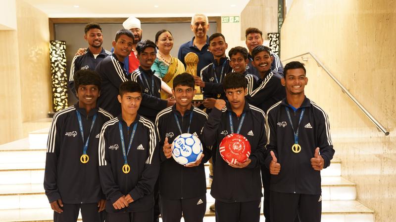 India Gothia Cup team returns