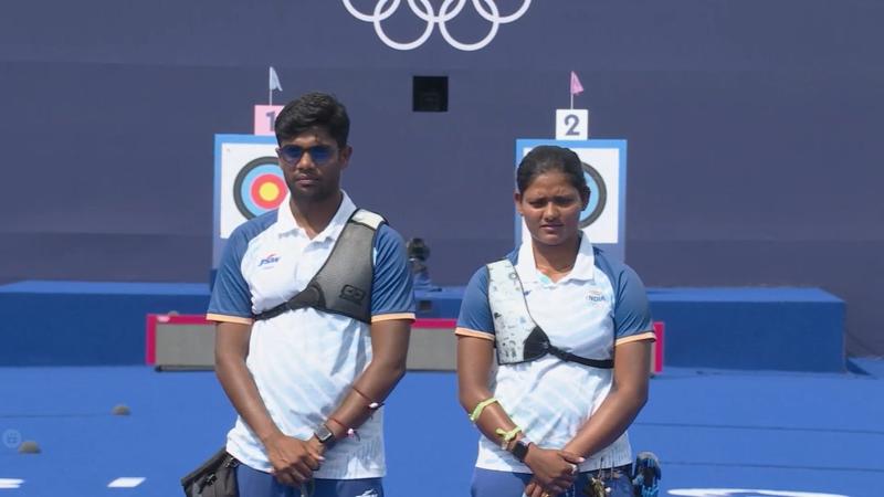 india mixed archery team lost to world no1 korea 2-6 in semifinal 