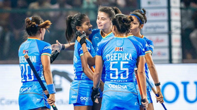 india second consecutive win in womens asian hockey champions trophy 2024