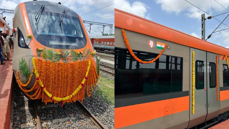 India's first Vande Metro, Namo Bharat Rapid Rail. 