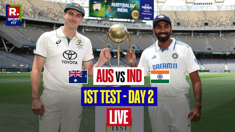 India vs Australia, 1st Test Day 2