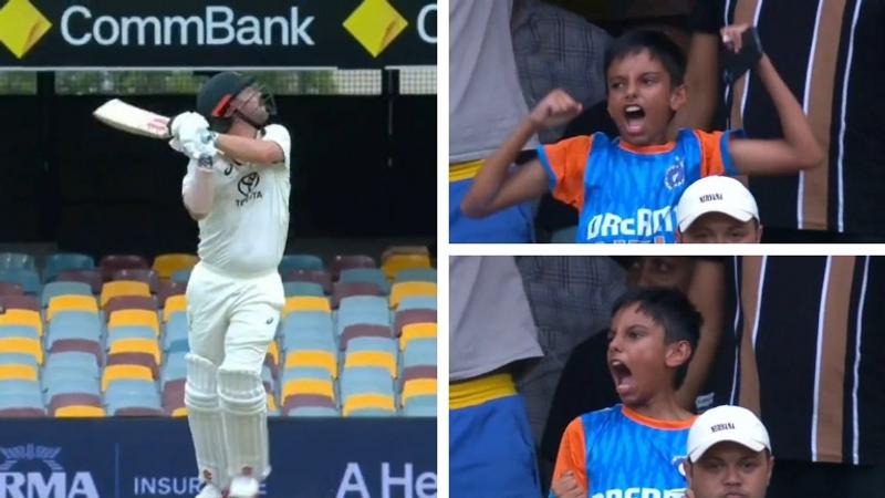 Indian fan reacts to Travis Head's dismissal