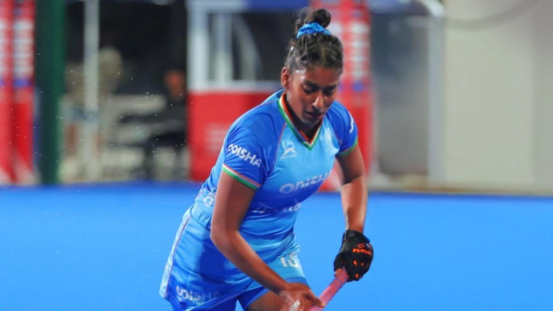 Indian junior hockey player