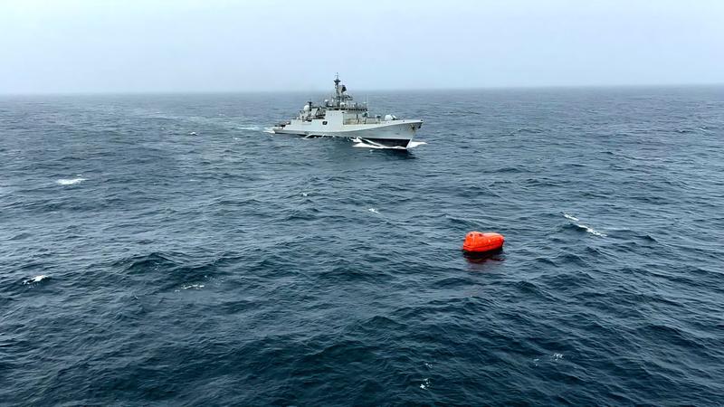 Indian Navy conducting rescue operations in Oman waters