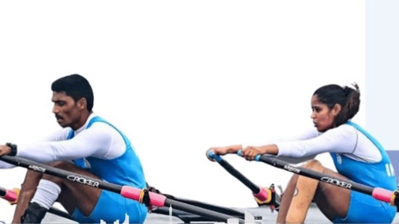 indian rowers finish third in repechage at paris paralympics 2024 enter final b