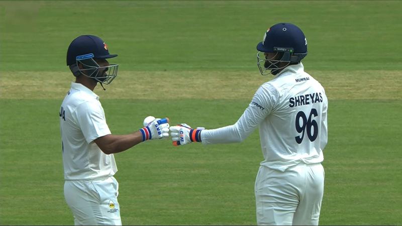 irani cup mumbai 237 runs for four wickets due to rahane unbeaten 86 runs