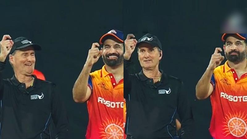 irfan pathan imitates the funniest umpire in cricket history billy bowden