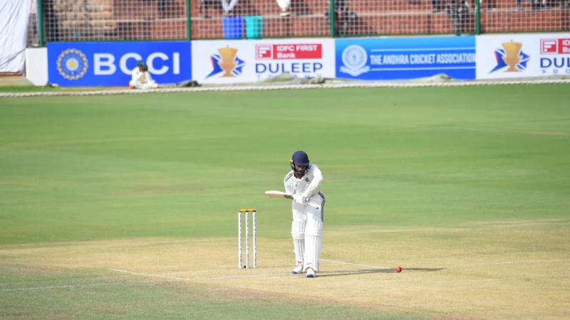 Ishan Kishan in action at Duleep Trophy