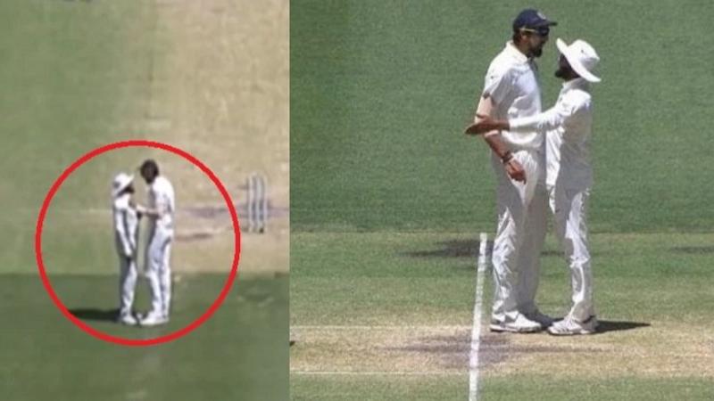 Ishant Sharma and Ravindra Jadeja indulge in a heated argument