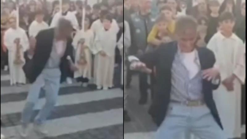 Italian Grandfather’s Heartfelt Dance At Grandson's Funeral Sparks Controversy Online