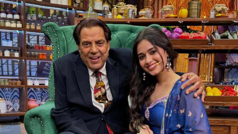 Jannat Zubair cooks for Dharmendra