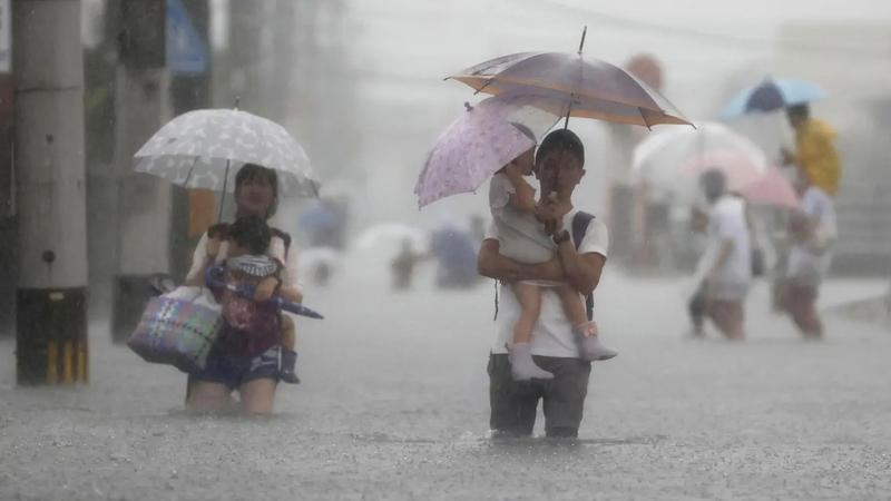 Japan rain