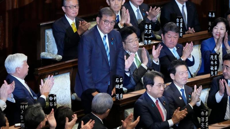 Japan's parliament reelects struggling leader Ishiba as prime minister 