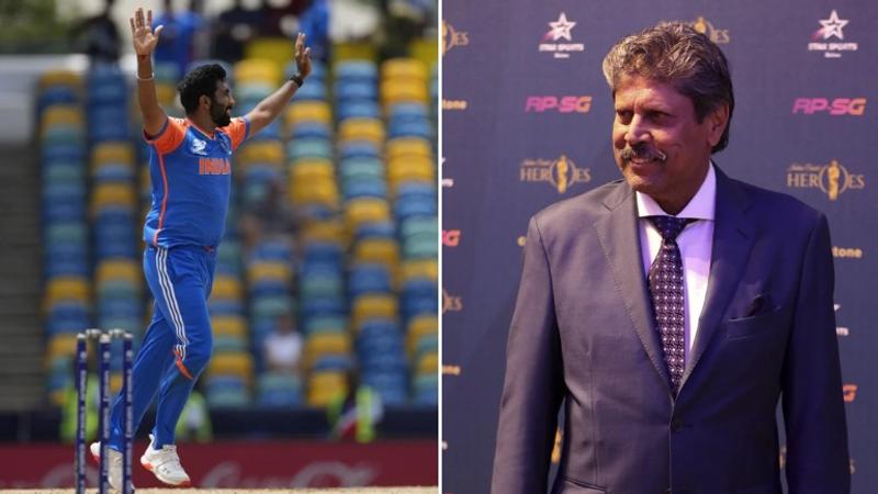 Jasprit Bumrah and Kapil Dev