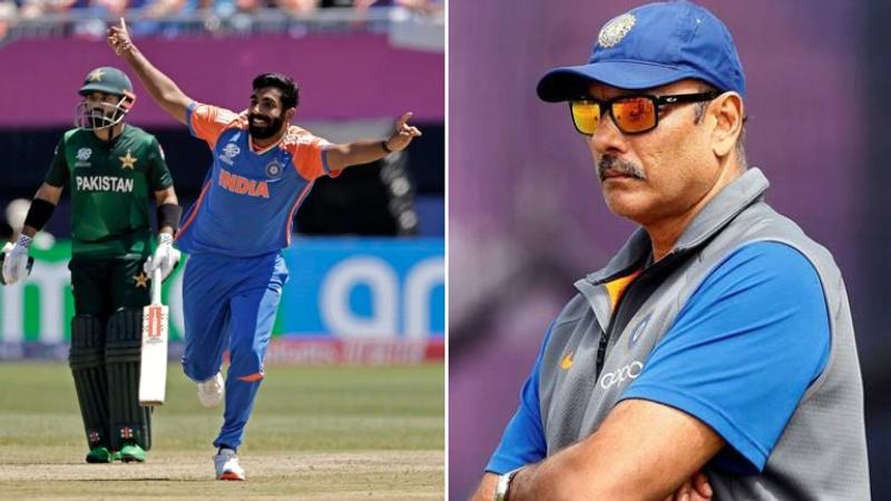 Jasprit Bumrah and Ravi Shastri