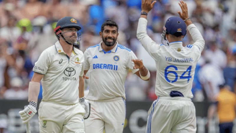 Jasprit Bumrah on Travis Head Wicket 