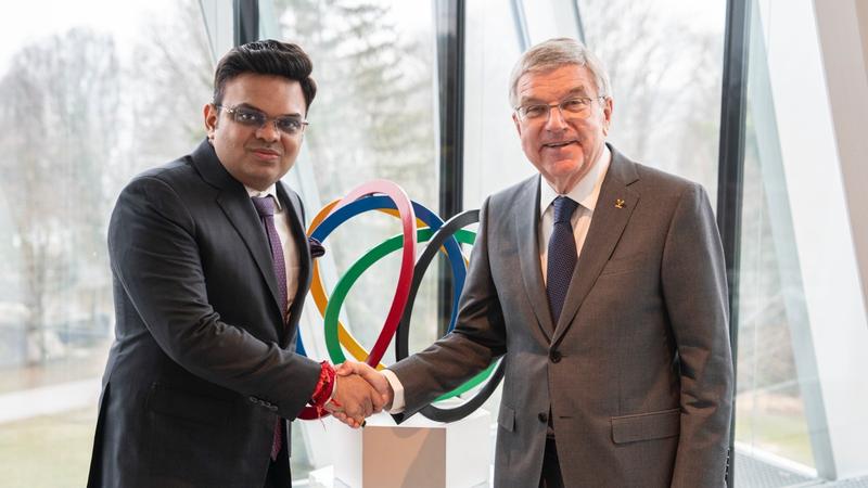 Jay Shah, Thomas Bach