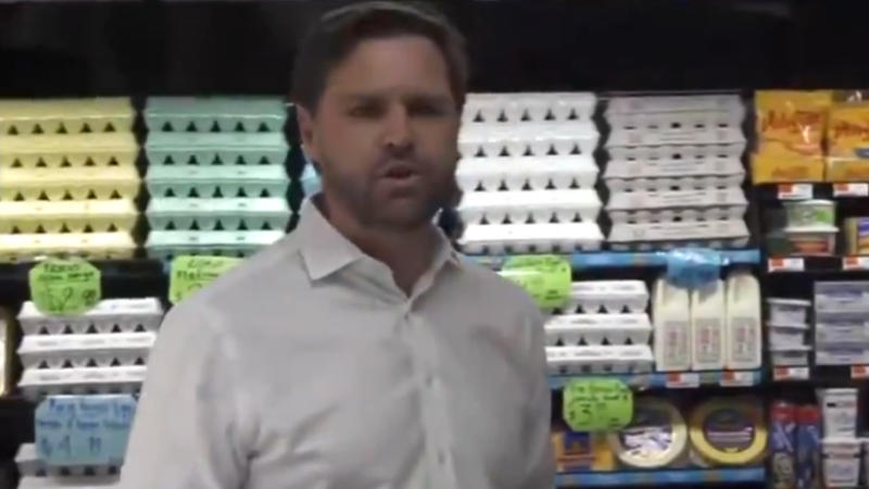 JD Vance targets Biden administration over egg prices, netizens fact check his claims