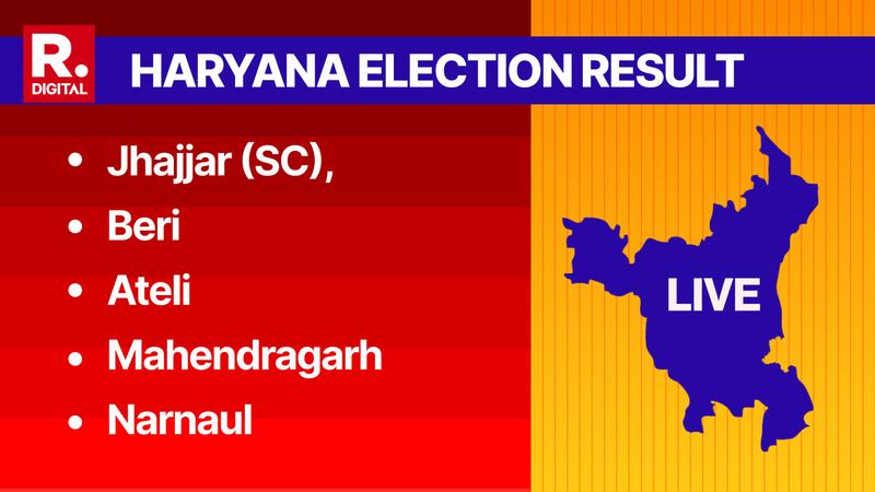 Jhajjar, Beri, Ateli, Mahendragarh, Narnaul Election Result Live