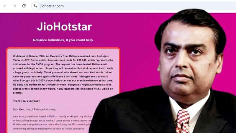 'JioHotstar' domain authority