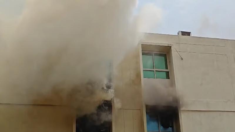 Massive fire breaks out at Jiwaji university