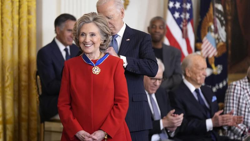 Joe Biden Honors Hillary Clinton, George Soros with Presidential Medal of Freedom