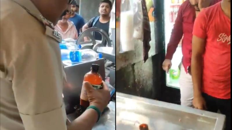 Juice shop owner caught serving chemical mixed juice, video