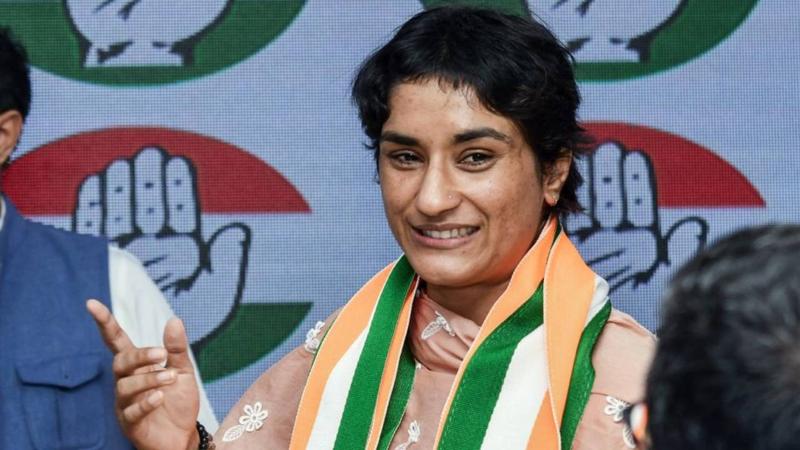 Julana constituency Congress Candidate Vinesh Phogat