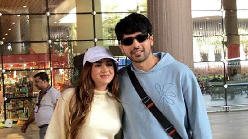 Just married Armaan Malik and Aashna Shroff were spotted for the first time after their wedding