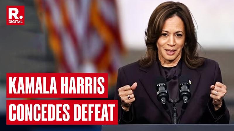 Kamala Harris Concedes Election Loss to Donald Trump But Vows to Fight On