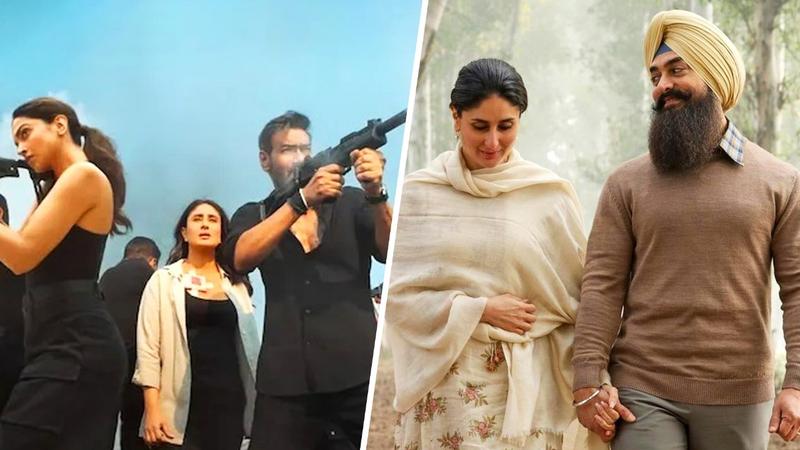 Kareena Kapoor essayed pivotal roles in both Laal Singh Chaddha and Singham Again